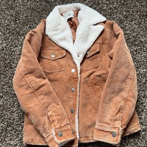 Melanie Corduroy Sherpa Jacket small NWT